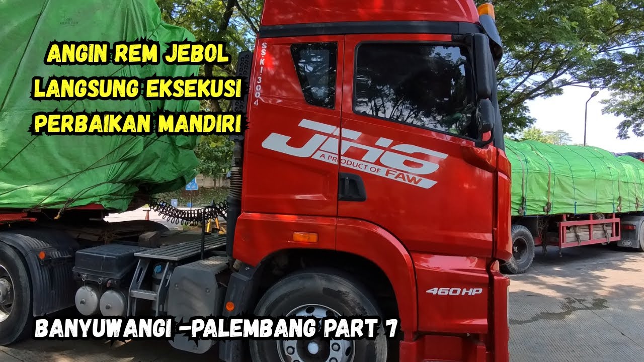 Hampir Nginep Di Rest Area Cipali,..!! Angin Rem Jebol..!!