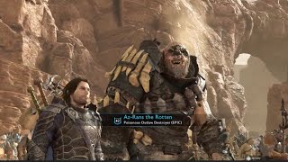 Middle-Earth Shadow of Mordor Destroying the orc castle