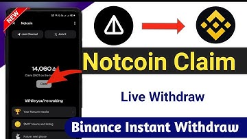 Notcoin Claim || Live Binance Withdraw || Notcoin Claim Live || Notcoin Withdraw Binance || #notcoin