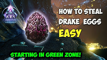 STEALING Your FIRST Rock Drake Egg in ARK Survival Ascended Aberration
