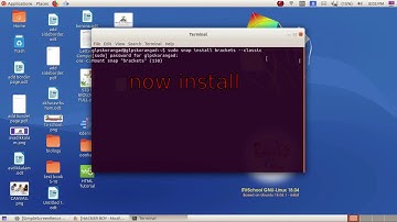 how to Download html editing software brackets in ubuntu