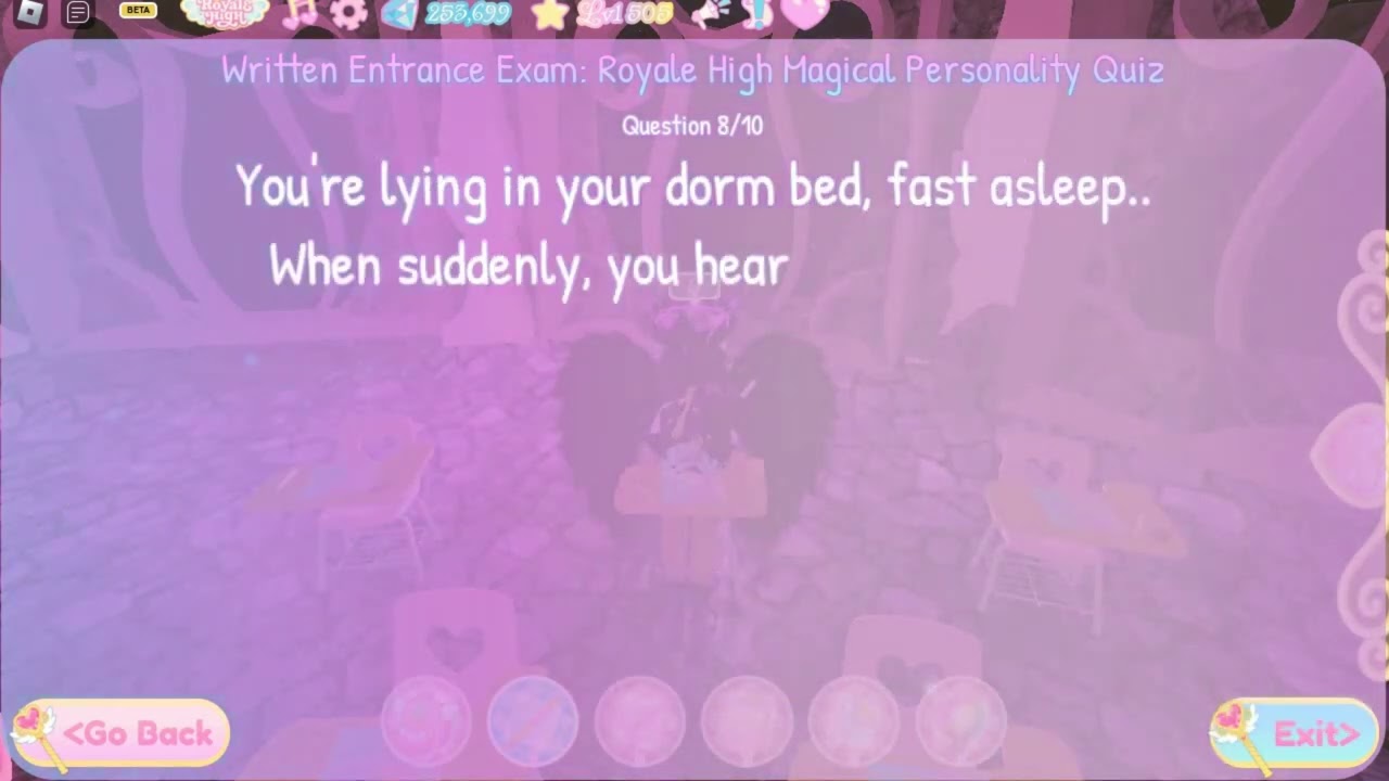 ANSWERS for 🔮Dark💜 ELEMENT ROYALE HIGH NEW CAMPUS 3 UPDATE