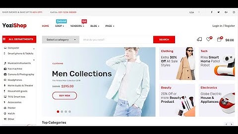 Yozi - Multifunctioneel elektronica WooCommerce WordPress-thema | E-commerce-thema voor elektroni...