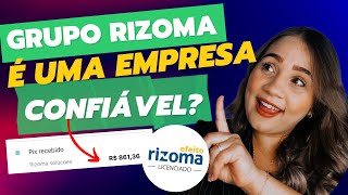 GRUPO RIZOMA É CONFIÁVEL               DA REALMENTE PRA LUCRAR 