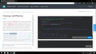 CSX Challenge objOfMatches Profile