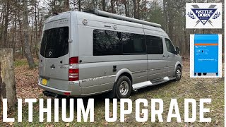 Lithium / Solar / 2000W Victron InverterCharger Upgrade on our Winnebago ERA  Sprinter Van