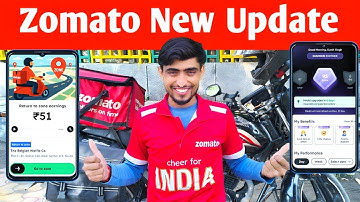 Zomato New Update | Zomato Earnings | Zomato Delivery Boy Food Delivery Job Earning 