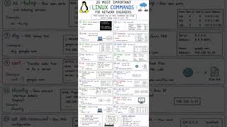Essential 20 Linux Commands for all #cybersecurity #tech #networking #coding #troubleshooting