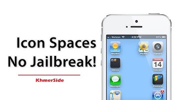 How to Create Empty Spaces on Your Home Screen NO Jailbreak iDevices