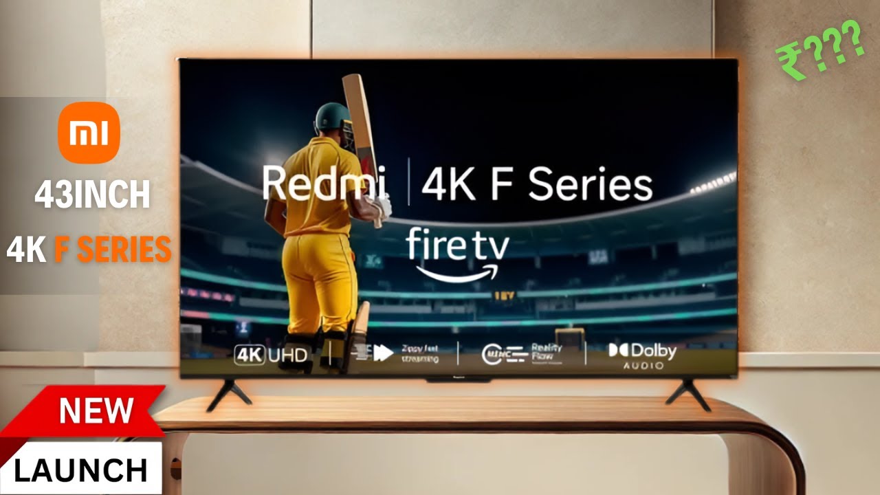 REDMI MI 43 inch 4K Smart FireTv OS 7 TV - Redmi 4K Fire TV | Best UHD TV 2025 | 43 Inch 4K TV 2025