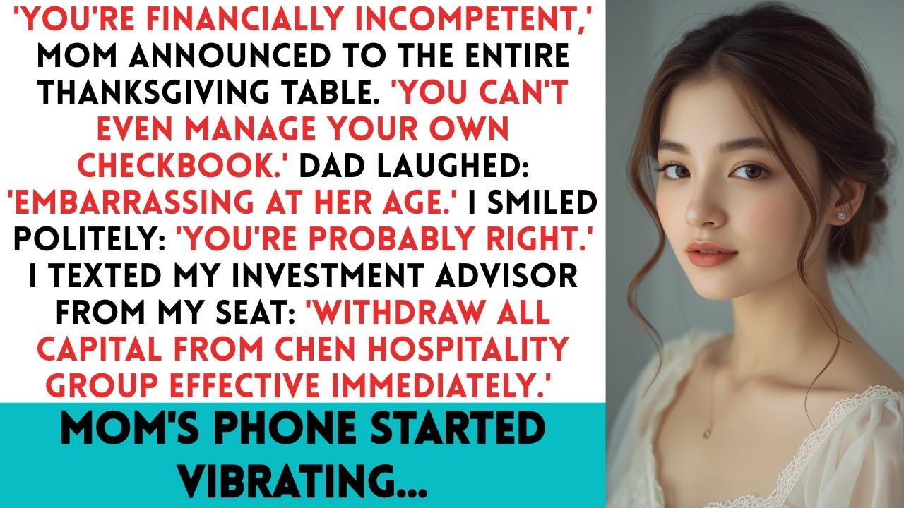 Mom Called Me Financially Clueless at Thanksgiving — Then Her $6.8M Investor Vanished...