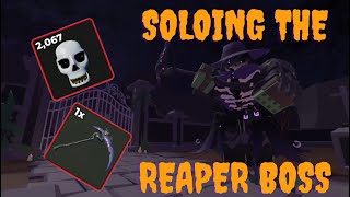 HOW TO SOLO THE NEW REAPER BOSS IN HUNTY ZOMBIE (Update 9)
