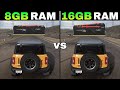 8GB RAM vs 16GB RAM | is 8GB of RAM Enough in 2022? | Test in 9 Games