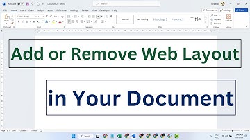 MS Word onder de knie krijgen: weblayout toevoegen of verwijderen uit uw document [stap-voor-stap...