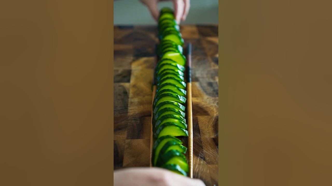 아코디언 오이 김치 accordion cucumber salad ASMR YouTube