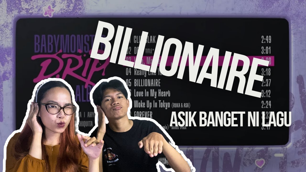 REACTION TO BABYMONSTER [DRIP] ‘BILLIONAIRE’ PREVIEW !!!