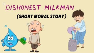 Moral story |Dishonest milkman |Short story |One minute story |Story for kids |Beautiful lesson.
