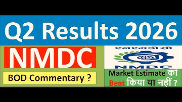 NMDC Q2 results 2026 | NMDC results today | NMDC Share News | NMDC Share latest news