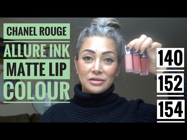 CHANEL ROUGE ALLURE INK : MATTE LIQUID LIP COLOUR in 140,152, 154