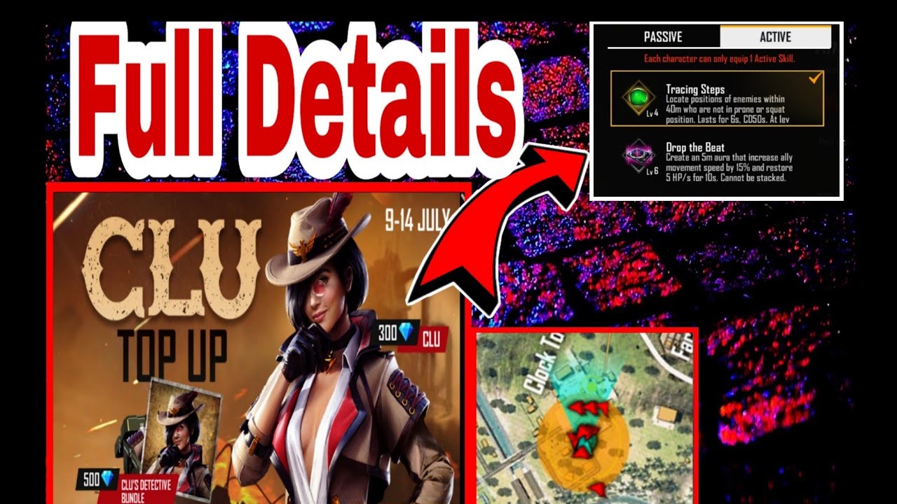 Clu Is Real Hacker 👹👹 New Character Full Details || FreeFire BattleGrounds || Game Zone19