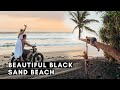 DISCOVERING A BEAUTIFUL BLACK SAND BEACH | ADVENTURES AROUND BALI | BALI VLOG #051