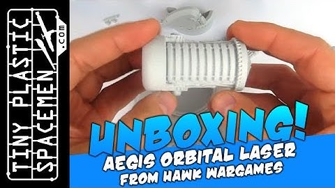Unboxing: Aegis Orbital Defense Laser by Hawk Wargames for Dropzone Commander