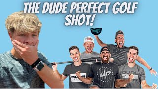 The dude perfect golf shot!