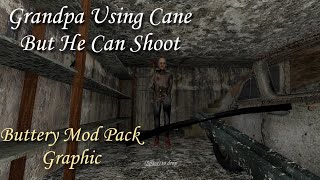 Granny Recaptured - Grandpa Cane But He Can Shoot With Granny Buttery's Mod Pack Graphic