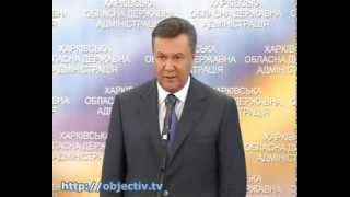 Янукович обиделся на вопрос, почему говорит по русcки