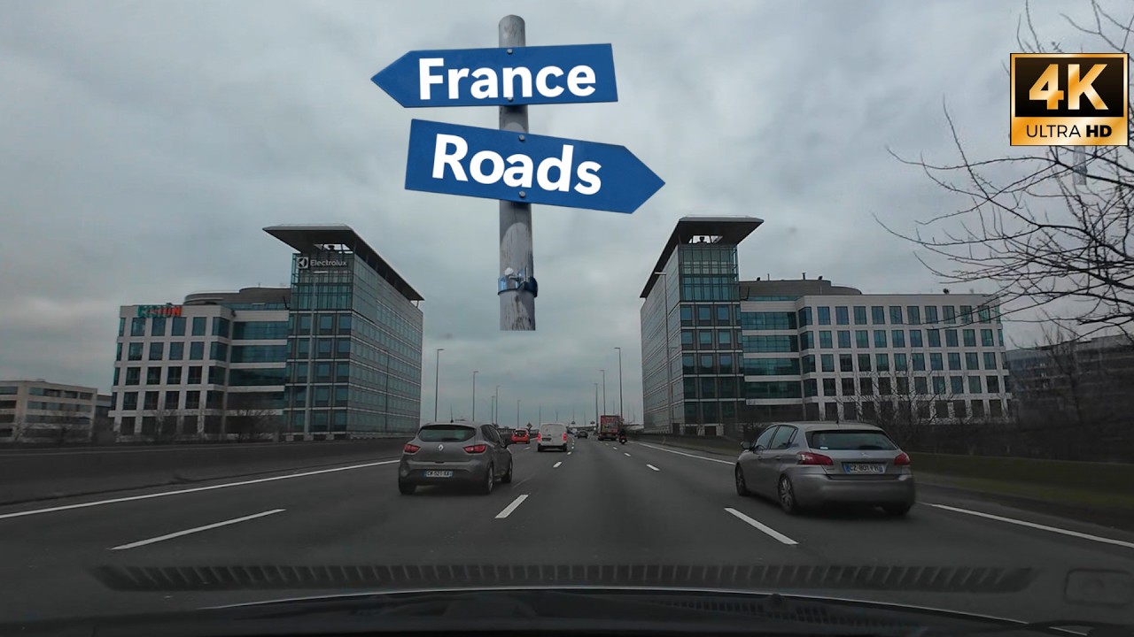Drive In France - A86 Highway - 4K 60fps