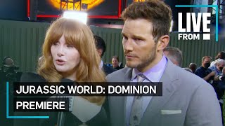 Chris Pratt Crashes Bryce Dallas Howard's Jurassic Interview | E! Red Carpet & Award Shows