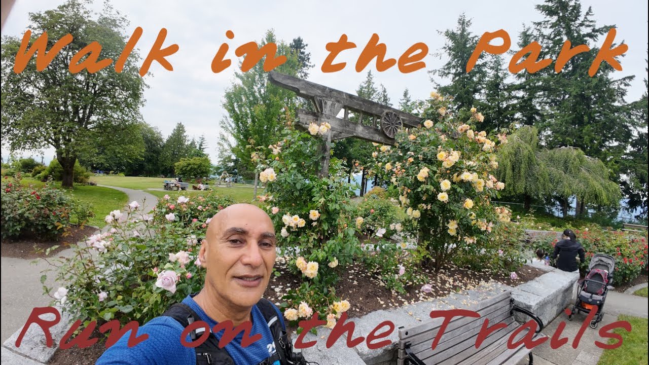 Walk in the Park or Run on the Trails in Burnaby Mountain Park on top of Burnaby Mountain at SFU
