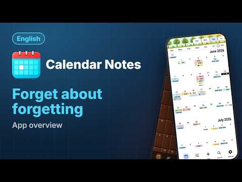 Calendar Notes App Overview for Android