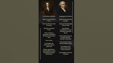 Newton vs Lagrange