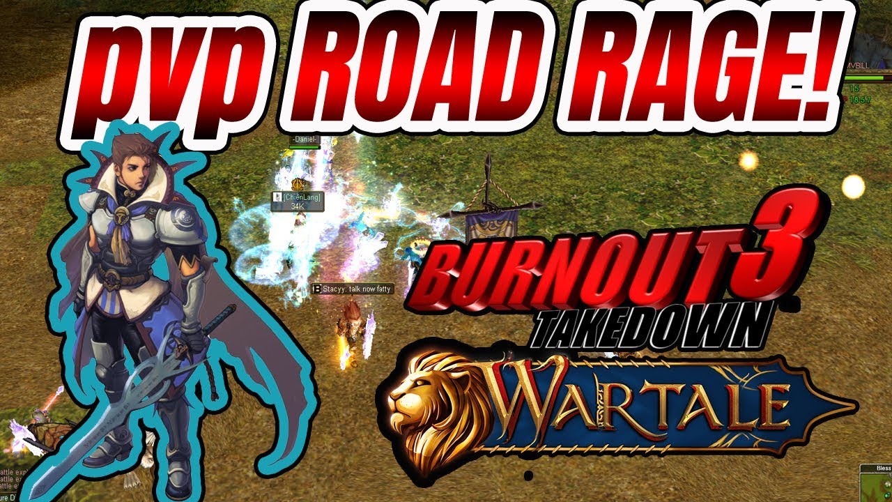 DarkLink64 BC Road Rage PvP! Wartale Priston Tale PVP KINA