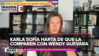 Karla Sofía Gascón ningunea a Wendy Guevara y pide que no las comparen