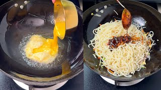 Stir-Fried Noodles: Spicy Bacon & Veggie Wok Magic! 🥓🌶️ #WokCooking #StirFry #NoodleRecipe