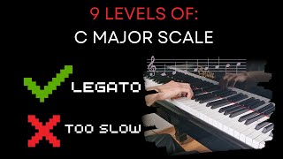 9 Levels of Just a C-Major Scale
