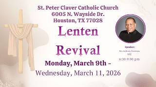 March 9, 2026 Lenten Revival First Night
