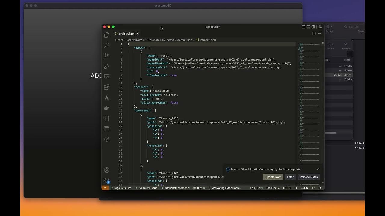Create the JSON file - YouTube