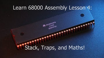 Learn 68000 Assembly Lesson 4 - Stack, Traps, and Maths!