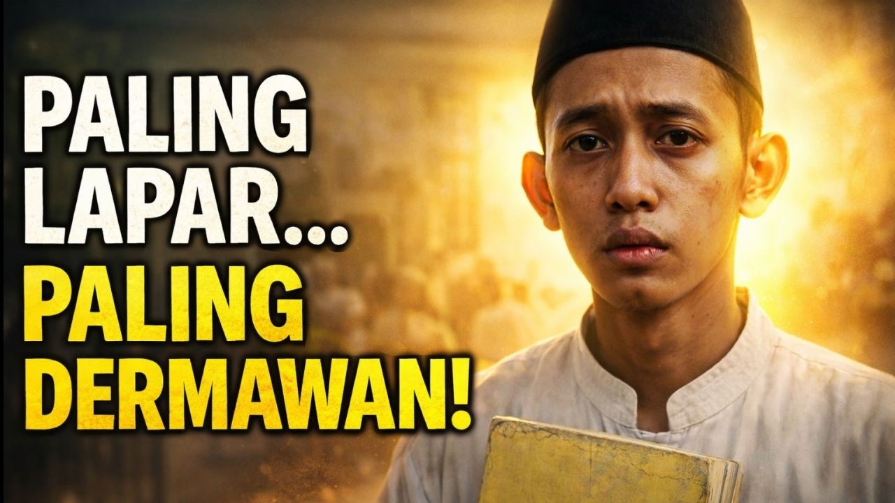 Santri Miskin dan Kelaparan Ini Tetap Berbagi di Bulan Ramadhan, Endingnya Bikin Nangis