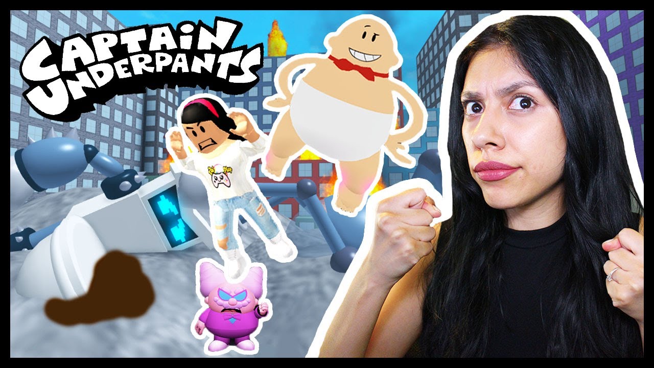 Helping Captain Underpants Stop Professor Poopypants Roblox Adventure Obby - zailetsplay obby roblox videos