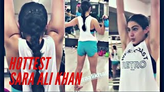 Sara ali khan hot | gym workout | video taken from | sara ali khan instagram.