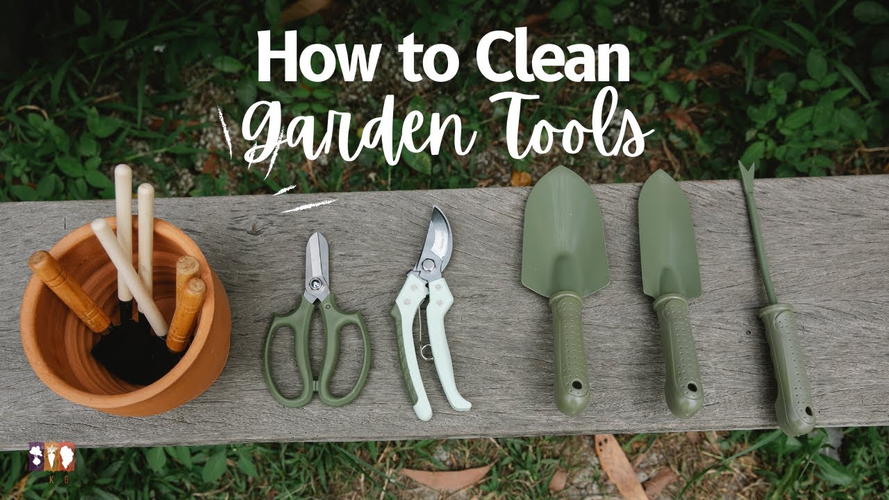How to Clean Garden Tools YouTube
