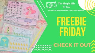 Freebie Friday | Saving $35 | Savings Challenge | Debt Free Journey