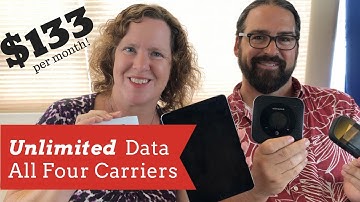 How We Get Unlimited Data-  Four Carriers $133/mo - RVing/Cruising  (Re: CheapRVLiving Internet)