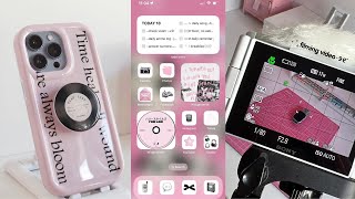 iphone 13 pro transformation 🐼 | aesthetic ios 16 setup, accessories for phone, airpods & iwatch