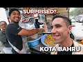 Tourists surprise locals in kota bharu   street food kelantan tour malaysia vlog 2023