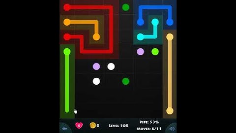flow game facebook - 8 x 8 mania level 108 Connect the dots